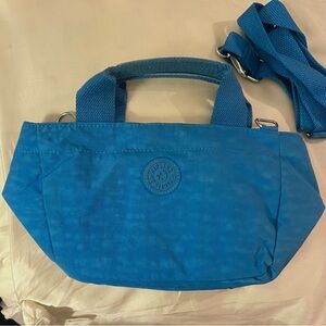 Blue Kipling Bag w/ Detachable Strap